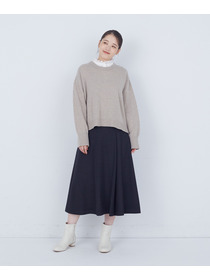 【ADIEU TRISTESSE】ラムウールホールガーメントプルオーバー 詳細画像 ブラック 1