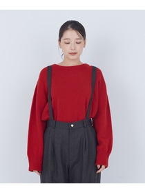 【ADIEU TRISTESSE】ラムウールホールガーメントプルオーバー 詳細画像 ブラック 10