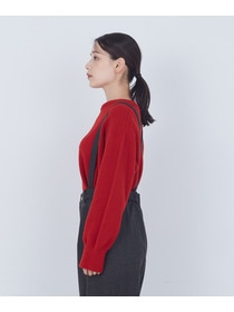 【ADIEU TRISTESSE】ラムウールホールガーメントプルオーバー 詳細画像 ブラック 11