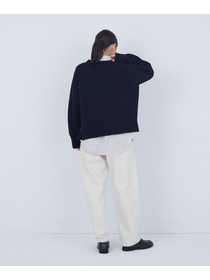 【ADIEU TRISTESSE】ラムウールホールガーメントプルオーバー 詳細画像 ブラック 15