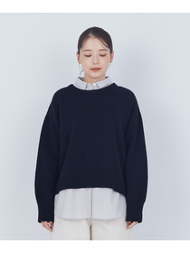 【ADIEU TRISTESSE】ラムウールホールガーメントプルオーバー 詳細画像 ブラック 16