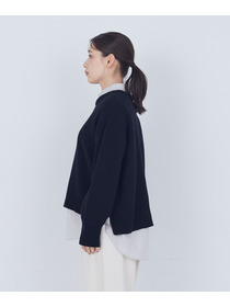 【ADIEU TRISTESSE】ラムウールホールガーメントプルオーバー 詳細画像 ブラック 17