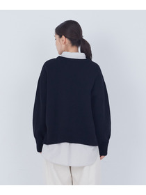 【ADIEU TRISTESSE】ラムウールホールガーメントプルオーバー 詳細画像 ブラック 18