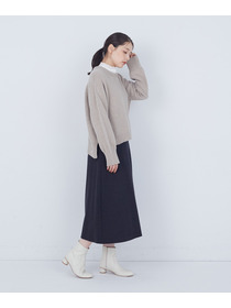 【ADIEU TRISTESSE】ラムウールホールガーメントプルオーバー 詳細画像 ブラック 2