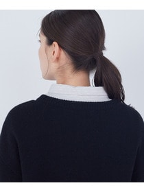 【ADIEU TRISTESSE】ラムウールホールガーメントプルオーバー 詳細画像 ブラック 20