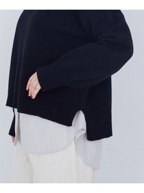 【ADIEU TRISTESSE】ラムウールホールガーメントプルオーバー 詳細画像 ブラック 21