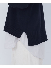 【ADIEU TRISTESSE】ラムウールホールガーメントプルオーバー 詳細画像 ブラック 22