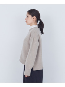 【ADIEU TRISTESSE】ラムウールホールガーメントプルオーバー 詳細画像 ブラック 5