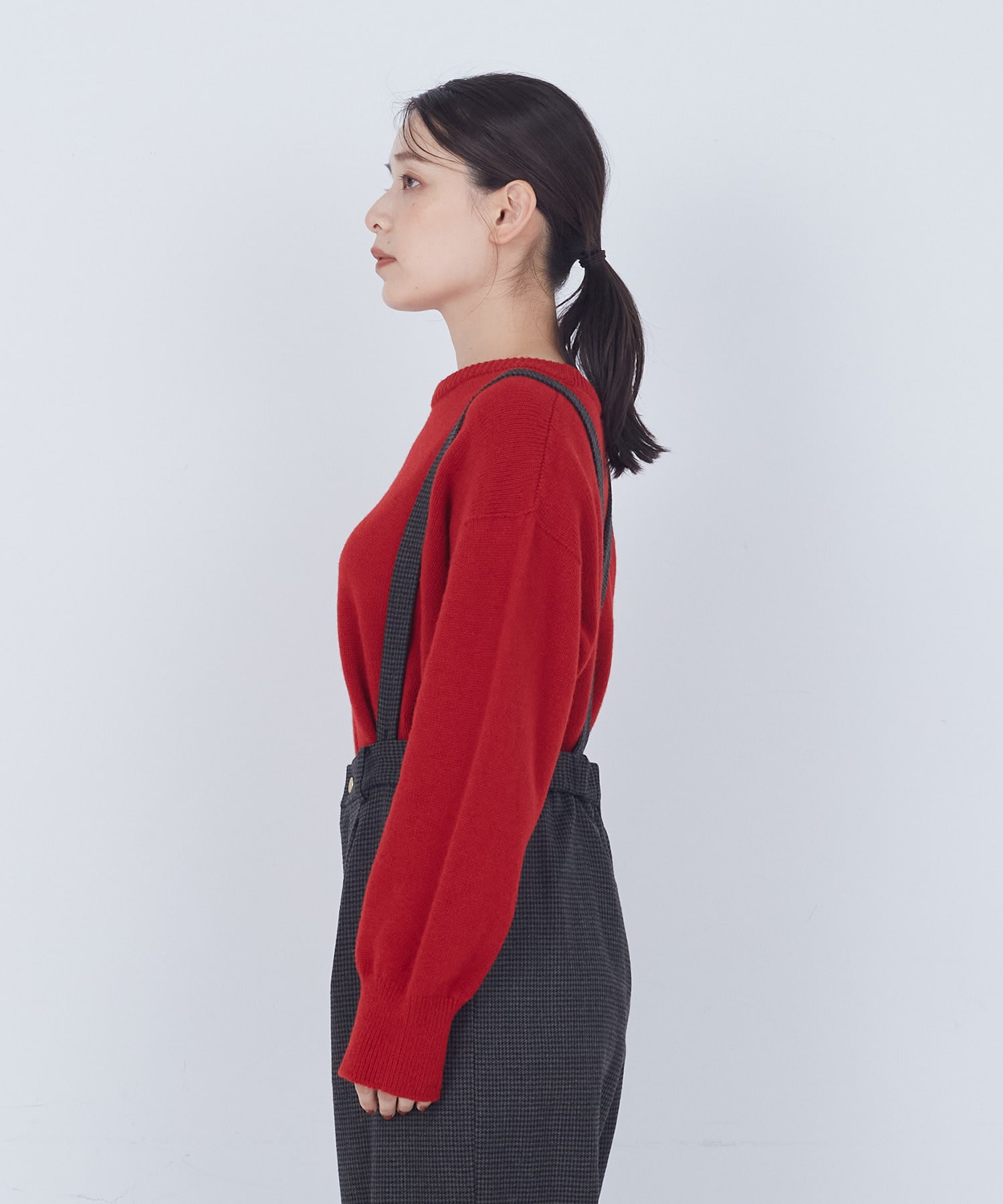 【ADIEU TRISTESSE】ラムウールホールガーメントプルオーバー 詳細画像 ブラック 11