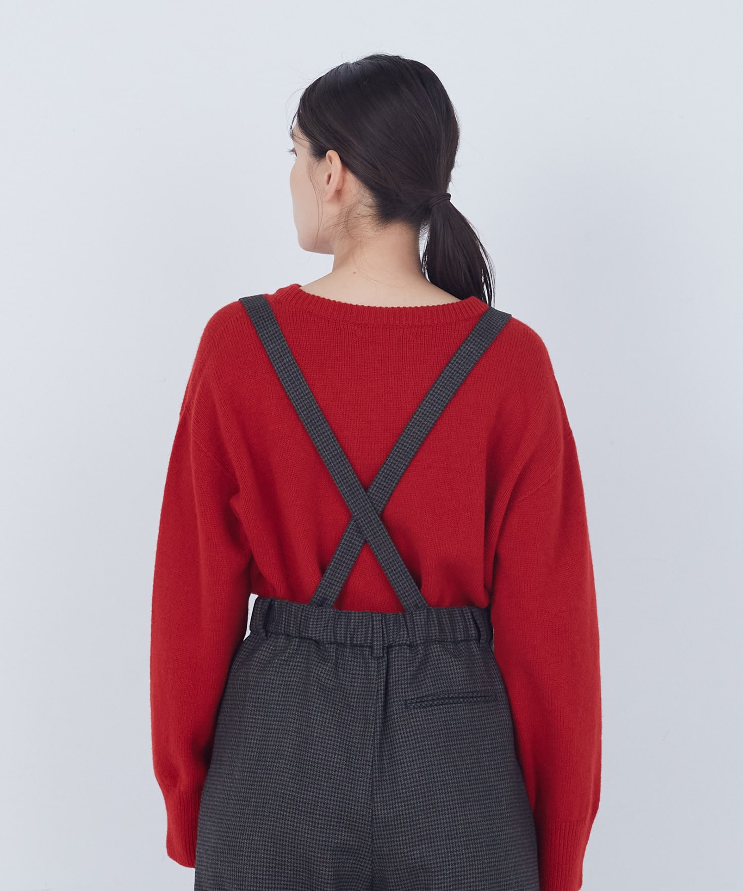 【ADIEU TRISTESSE】ラムウールホールガーメントプルオーバー 詳細画像 ブラック 12