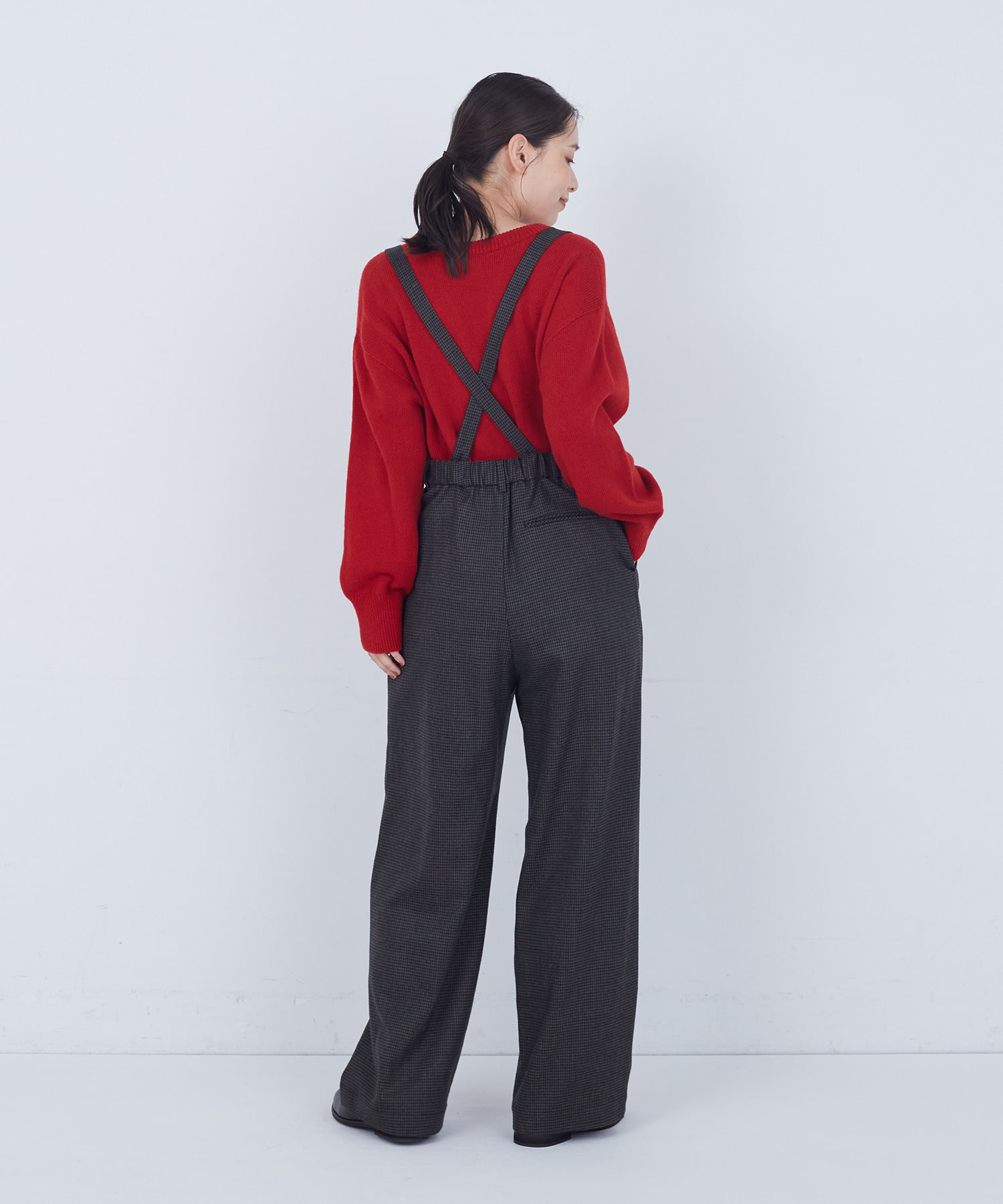 【ADIEU TRISTESSE】ラムウールホールガーメントプルオーバー 詳細画像 ブラック 9