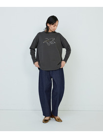 【ADIEU TRISTESSE】【杉本さなえさんコラボ】星座プリント裏毛プルオーバー 詳細画像 オートミール 13