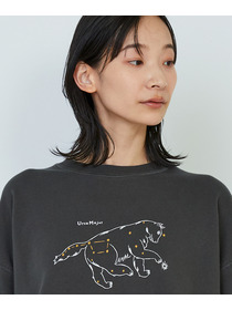 【ADIEU TRISTESSE】【杉本さなえさんコラボ】星座プリント裏毛プルオーバー 詳細画像 オートミール 19