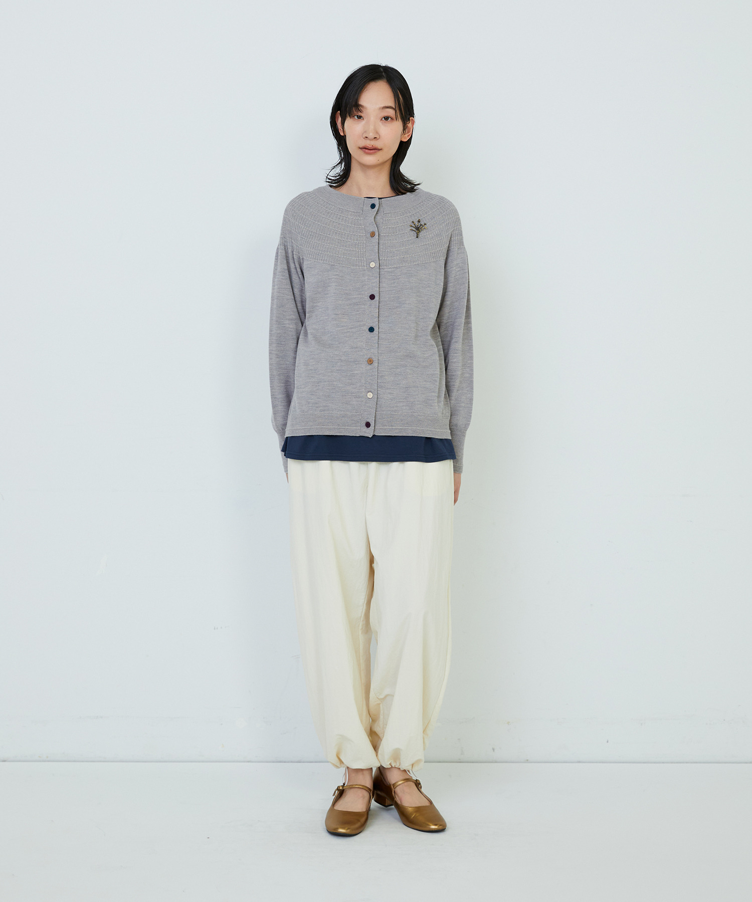 【ADIEU TRISTESSE】星とばしブローチ 詳細画像 オフホワイト 3