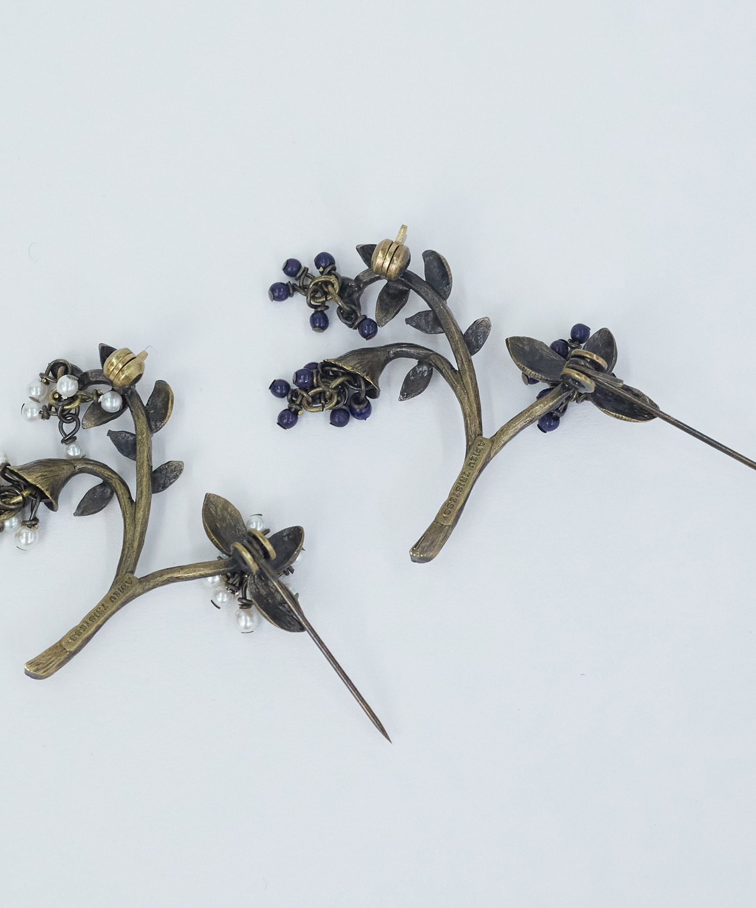 【ADIEU TRISTESSE】実揺らしブローチ 詳細画像 オフホワイト 2