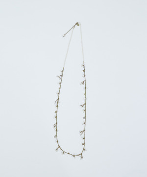 【ADIEU TRISTESSE】星とガラスバロックパールネックレス 詳細画像 オフホワイト 1