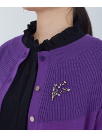 【ADIEU TRISTESSE】パーチモチーフブローチ 詳細画像 レンガ 3