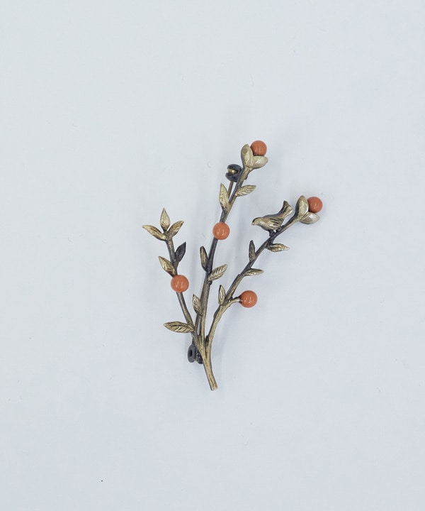 【ADIEU TRISTESSE】｜2BUY10%OFF・3BUY20%OFF｜パーチモチーフブローチ