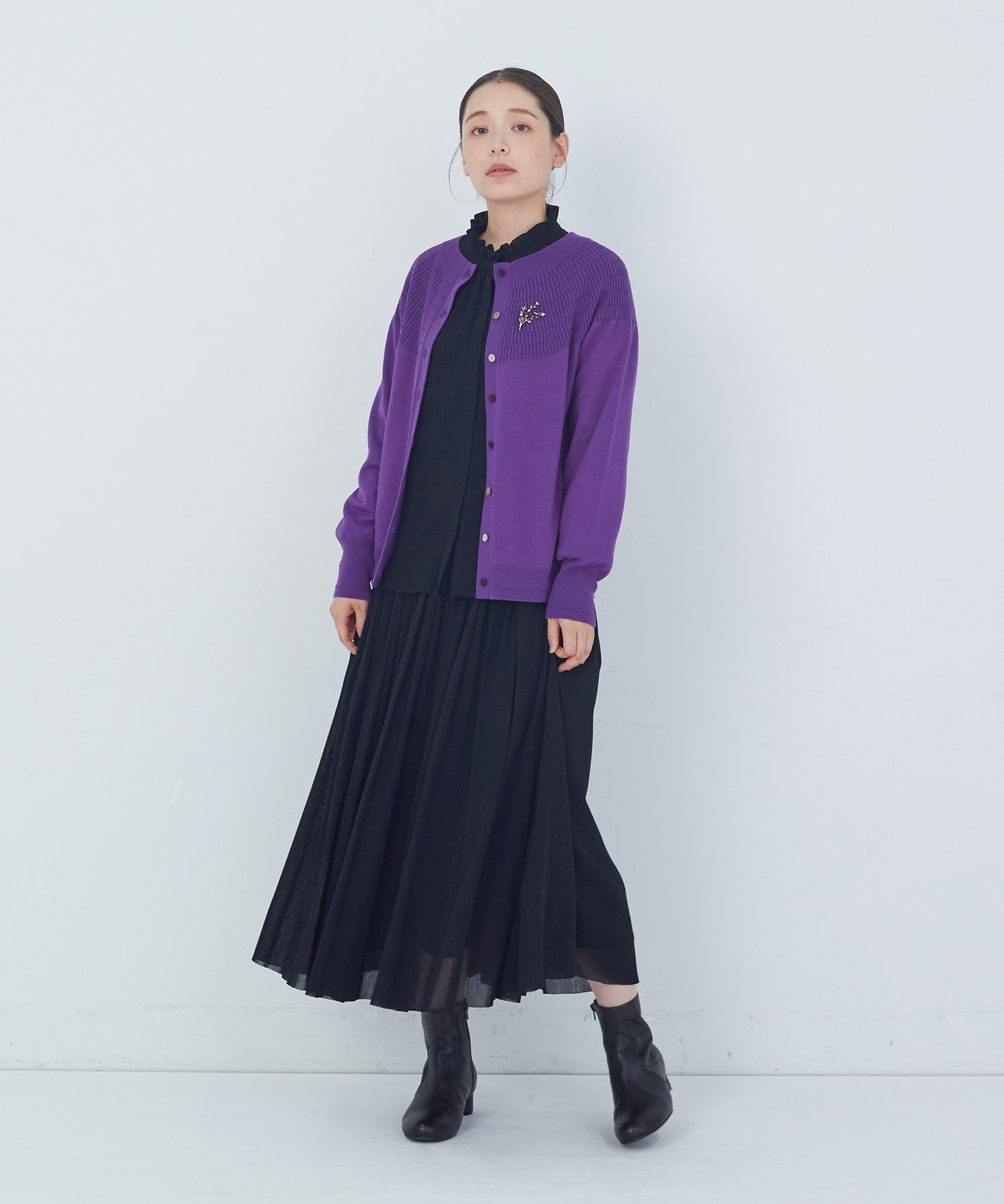 【ADIEU TRISTESSE】パーチモチーフブローチ 詳細画像 レンガ 2