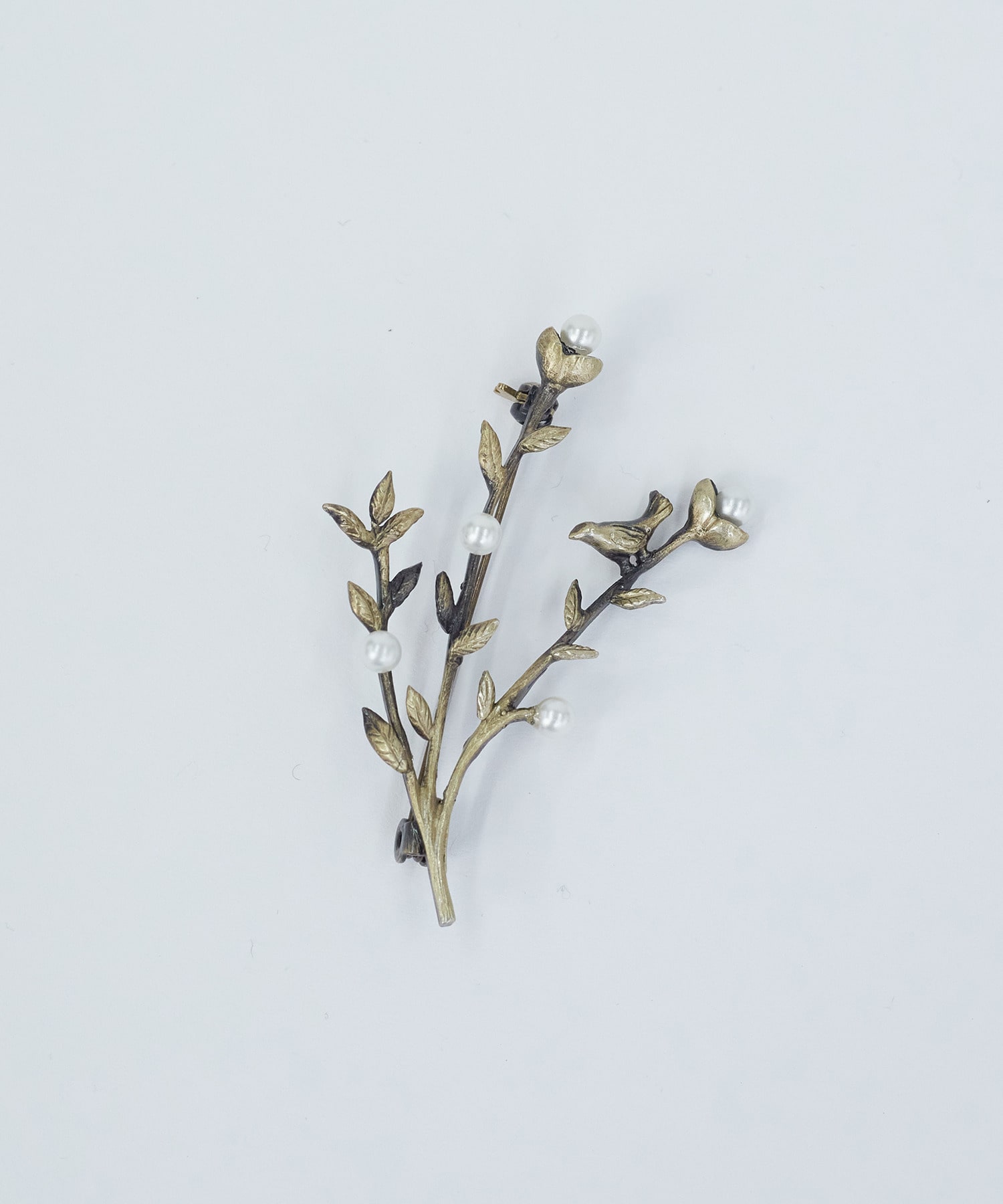 【ADIEU TRISTESSE】パーチモチーフブローチ 詳細画像 オフホワイト 1