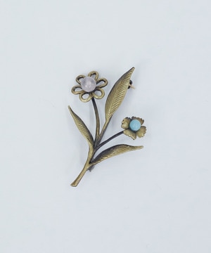 【ADIEU TRISTESSE】｜2BUY10%OFF・3BUY20%OFF｜ペアフラワーブローチ 詳細画像 マルチ 1