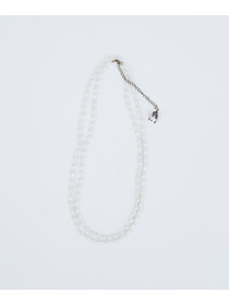 【ADIEU TRISTESSE】【クリスマスマルシェ】バロックガラスパールネックレス 詳細画像 オフホワイト 3