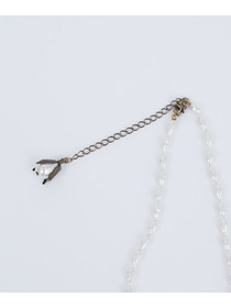 【ADIEU TRISTESSE】【クリスマスマルシェ】バロックガラスパールネックレス 詳細画像 オフホワイト 7