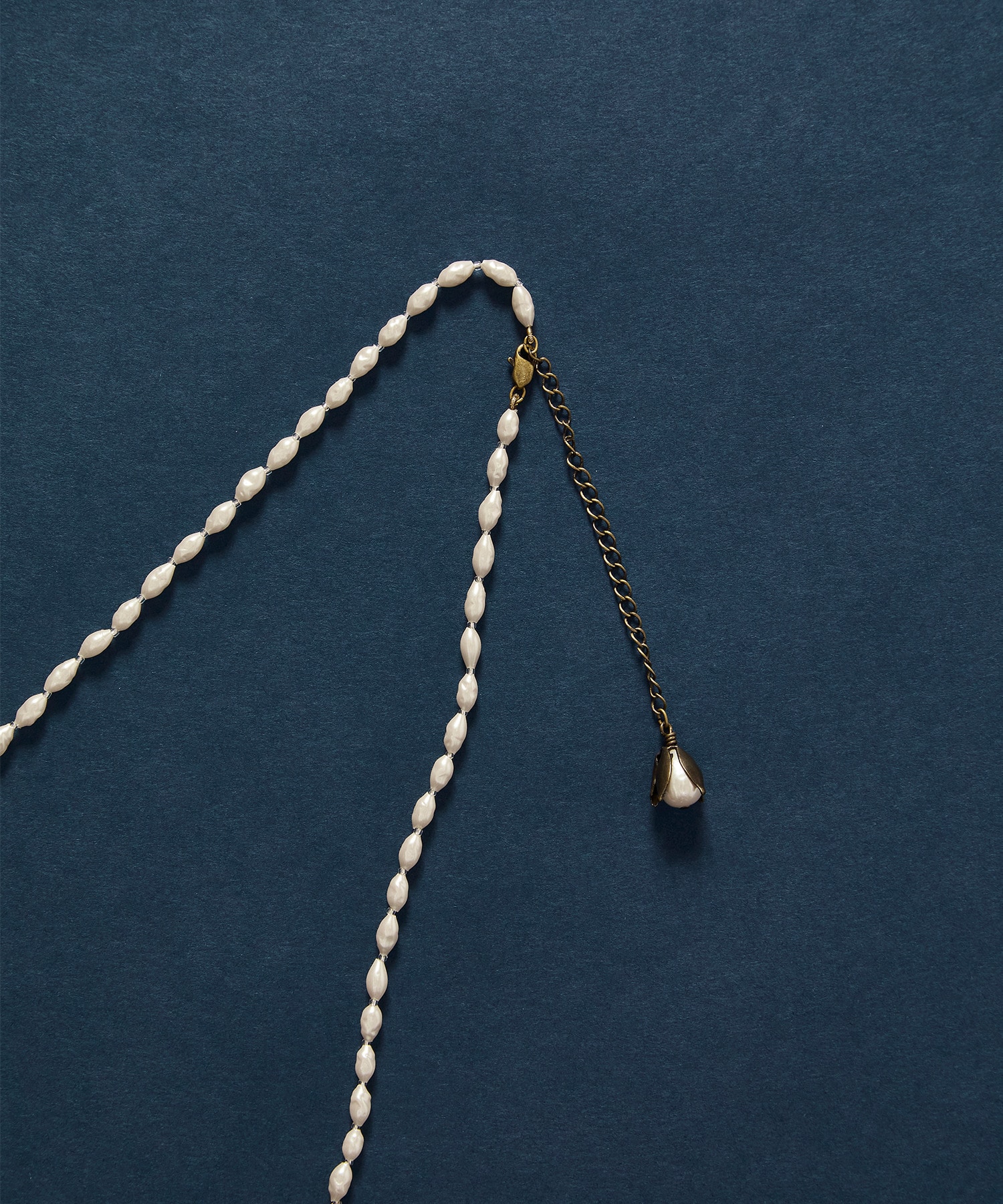 【ADIEU TRISTESSE】【クリスマスマルシェ】バロックガラスパールネックレス 詳細画像 オフホワイト 2