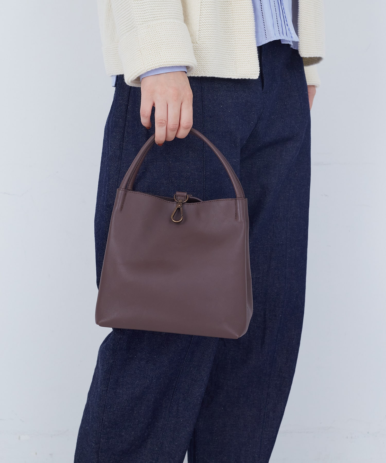 【ADIEU TRISTESSE】ショルダーストラップ付きスクエアバック 詳細画像 ブラック 4