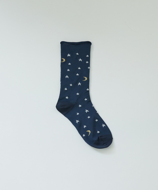 ｜2BUY10%OFF・3BUY20%OFF｜星空ソックス 詳細画像 ネイビー 1
