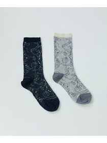 【ADIEU TRISTESSE】｜2BUY10%OFF・3BUY20%OFF｜【杉本さなえさんコラボ】星座ソックス 詳細画像 キナリ 1