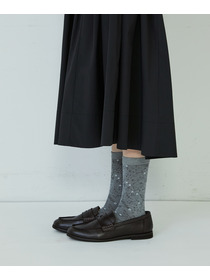 【ADIEU TRISTESSE】｜2BUY10%OFF・3BUY20%OFF｜星座柄ソックス 詳細画像 ブラック 2