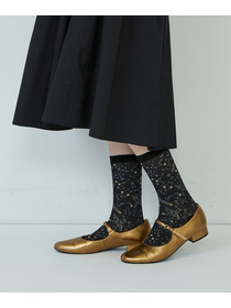 【ADIEU TRISTESSE】｜2BUY10%OFF・3BUY20%OFF｜星座柄ソックス 詳細画像 ブラック 4