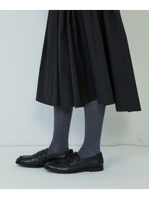 【ADIEU TRISTESSE】バックフラワードットハイソックス 詳細画像 グレー 4