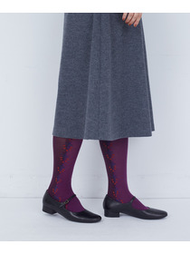 【ADIEU TRISTESSE】ライン配色ハイソックス 詳細画像 ネイビー 2