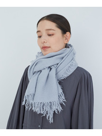 【ADIEU TRISTESSE】縮絨ウールストール 詳細画像 グレー 4