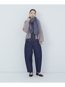 【ADIEU TRISTESSE】縮絨ウールストール 詳細画像 グレー 7