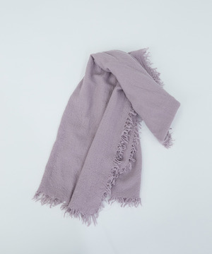 【ADIEU TRISTESSE】縮絨ウールストール 詳細画像 ダークラベンダー 1