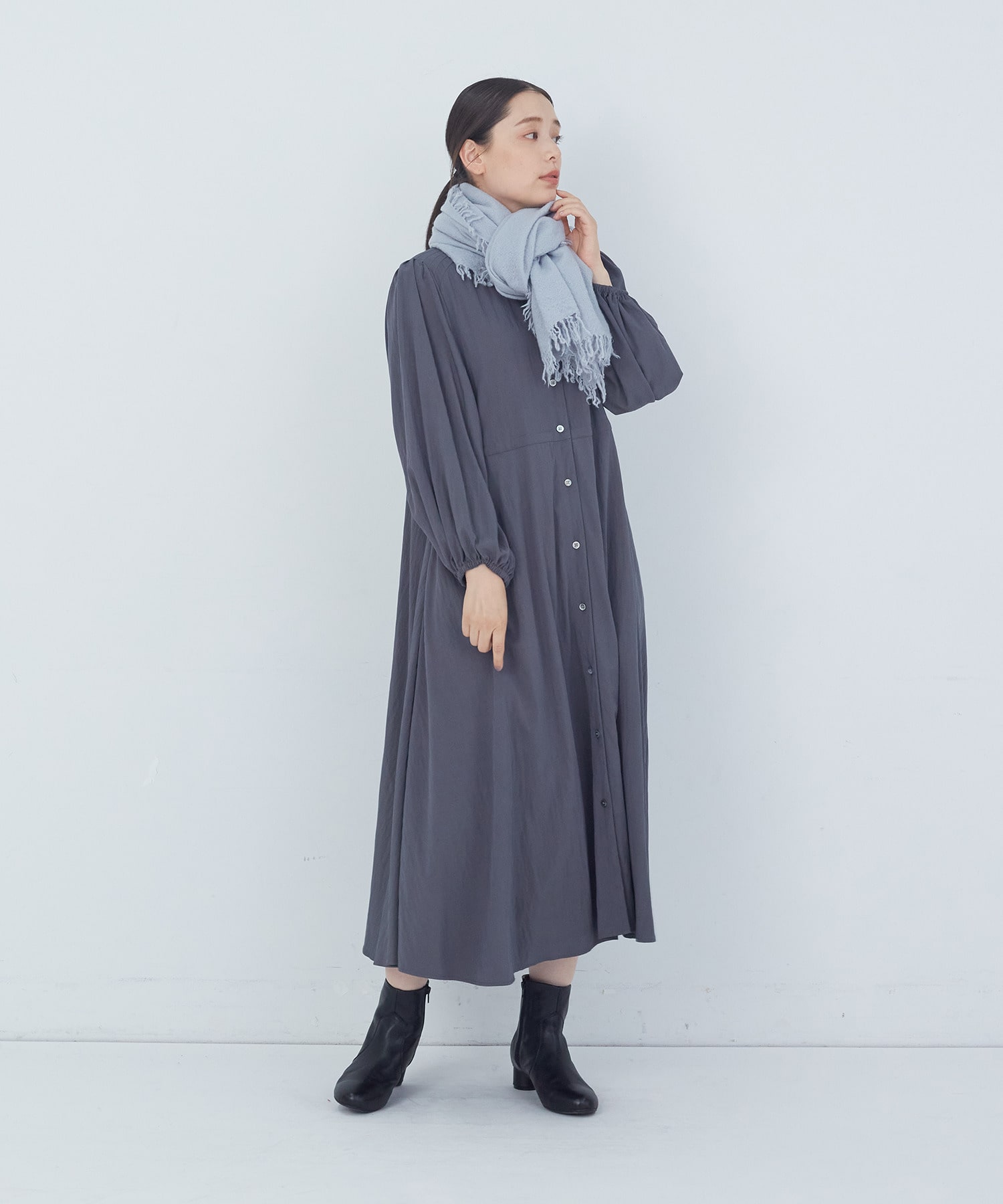 縮絨ウールストール｜BIGI online store - ビギ オンラインストア