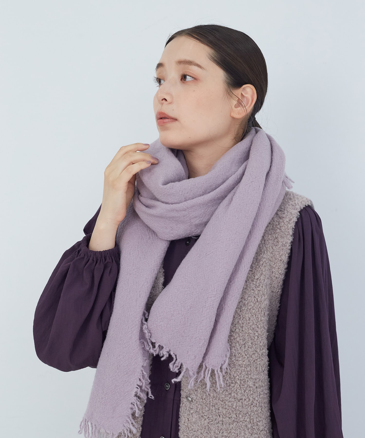 縮絨ウールストール｜BIGI online store - ビギ オンラインストア