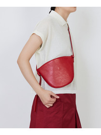 【LOISIR】【Bucket Baggage】【別注カラー】＜Orange Piece Shoulder ＞ショルダーバッグ Small 詳細画像 レッド 4