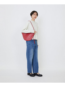 【LOISIR】｜2BUY10%OFF・3BUY20%OFF｜【Bucket Baggage】【別注カラー】＜Orange Piece Shoulder ＞ショルダーバッグ Large 詳細画像 レッド 1