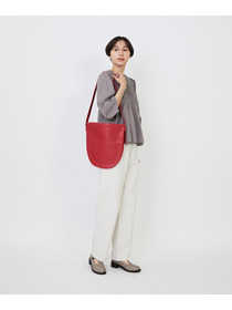 【LOISIR】【Bucket Baggage】【別注カラー】＜Orange Piece Shoulder ＞ショルダーバッグ LL 詳細画像 レッド 2