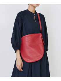 【LOISIR】【Bucket Baggage】【別注カラー】＜Orange Piece Shoulder ＞ショルダーバッグ LL 詳細画像 レッド 4