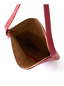 【LOISIR】【Bucket Baggage】【別注カラー】＜Orange Piece Shoulder ＞ショルダーバッグ LL 詳細画像 レッド 7