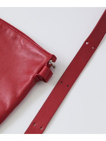 【LOISIR】【Bucket Baggage】【別注カラー】＜Orange Piece Shoulder ＞ショルダーバッグ LL 詳細画像 レッド 8