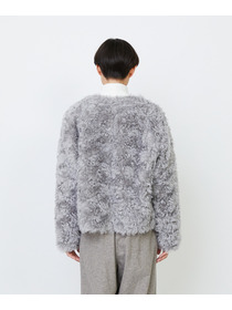【LOISIR】｜2BUY10%OFF・3BUY20%OFF｜【少量生産】シュタイフ・ファーノーカラージャケット 詳細画像 グレー 12
