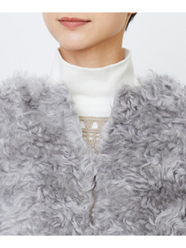 【LOISIR】｜2BUY10%OFF・3BUY20%OFF｜【少量生産】シュタイフ・ファーノーカラージャケット 詳細画像 グレー 13