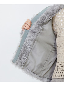 【LOISIR】｜2BUY10%OFF・3BUY20%OFF｜【少量生産】シュタイフ・ファーノーカラージャケット 詳細画像 グレー 17