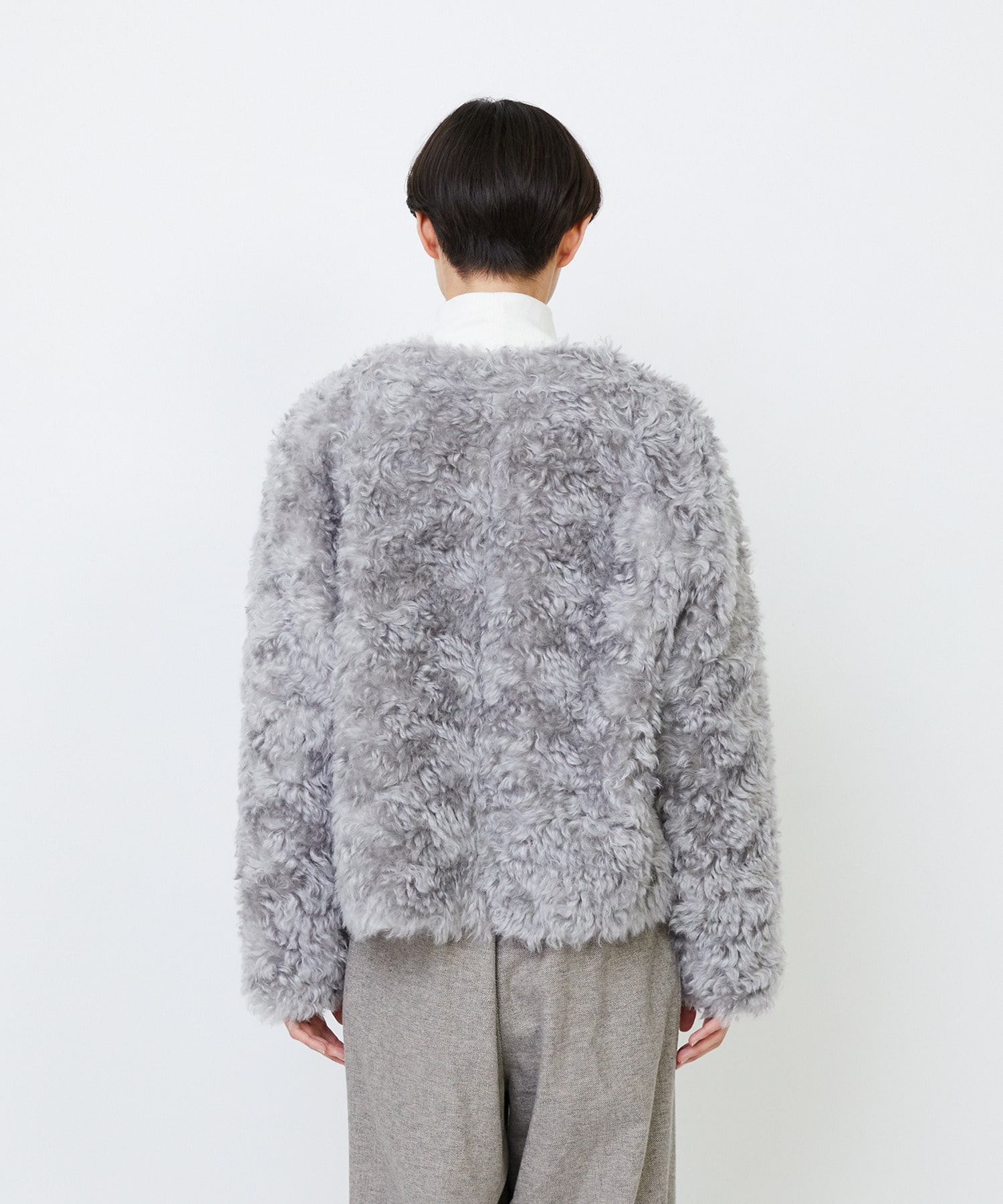 少量生産】シュタイフ・ファーノーカラージャケット｜BIGI